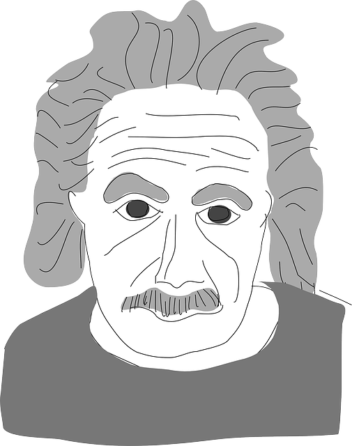 阿尔伯特 · 爱因斯坦 相对论的理论 科学家 - 免费矢量图形