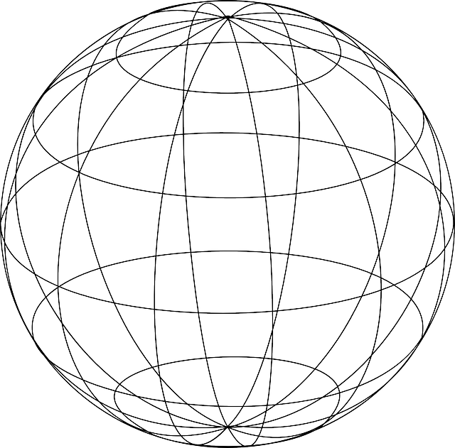 地球 世界 网格 - 免费矢量图形