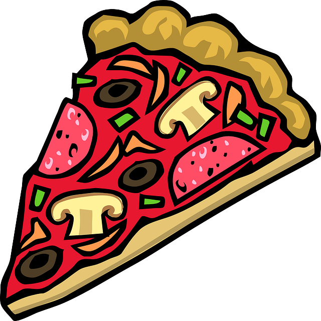 比萨 食物 片 - 免费矢量图形