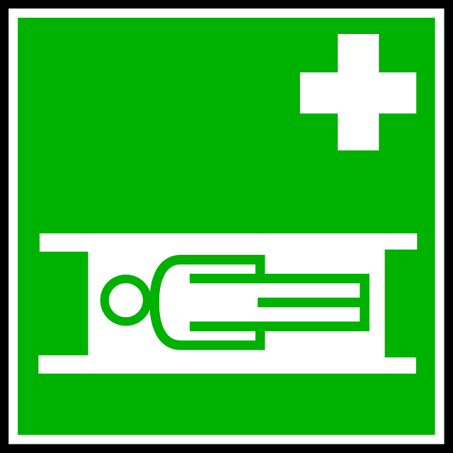 符号 担架 救护车 - 免费矢量图形