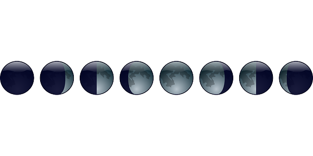 月相 月亮 月球 - 免费矢量图形