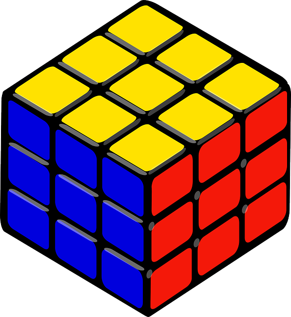 Rubiks 多维数据集 游戏 谜 - 免费矢量图形