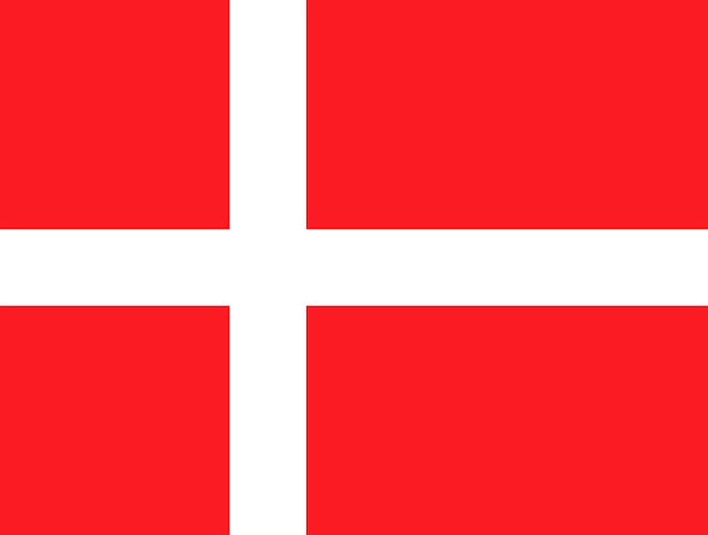 丹麦 旗帜 丹尼布罗格 - 免费矢量图形