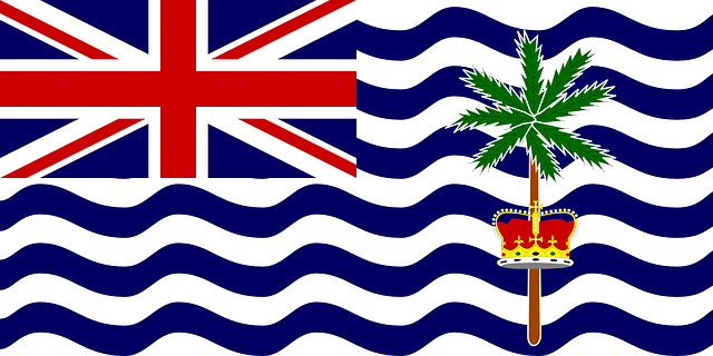 迭戈加西亚 旗帜 英属印度洋领地 - 免费矢量图形
