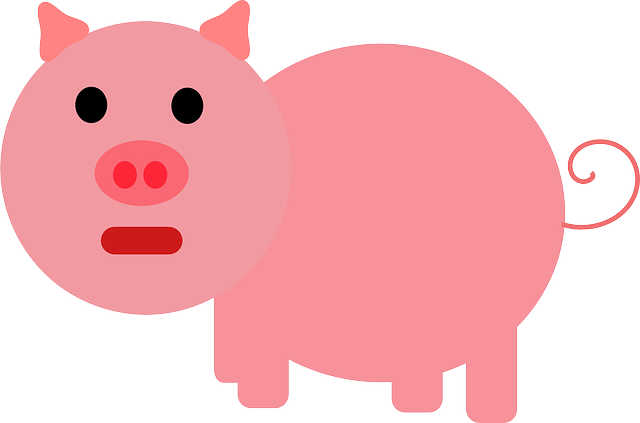 猪 粉色的 食物 - 免费矢量图形