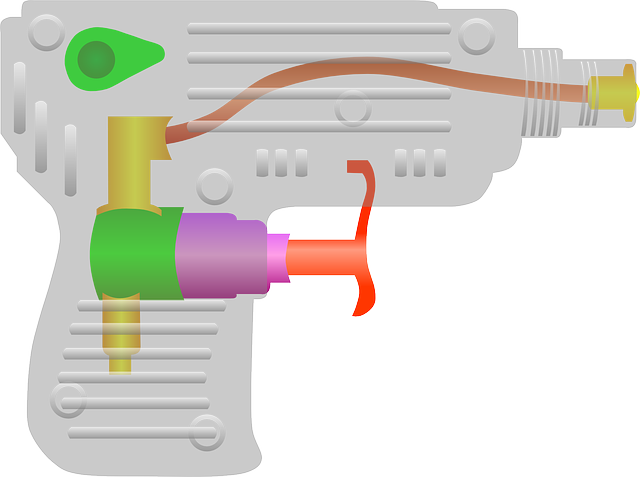 水枪 玩具 播放 - 免费矢量图形