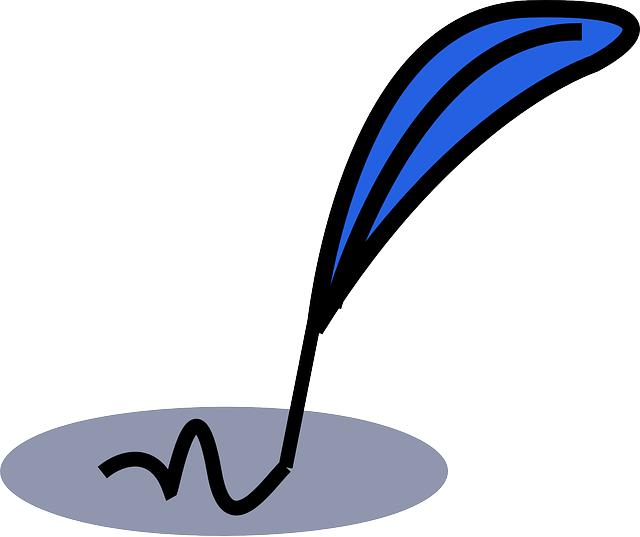 羽毛 墨水 写作 - 免费矢量图形