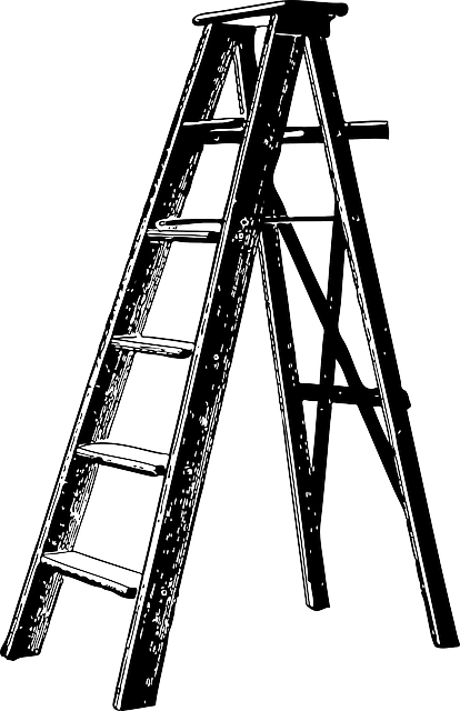 梯子 步 建设者 - 免费矢量图形