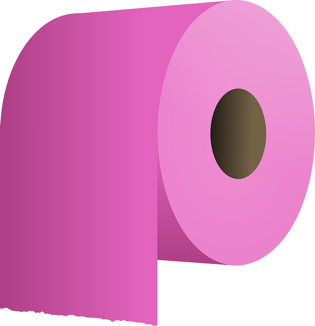 洗手间 纸 粉色的 - 免费矢量图形