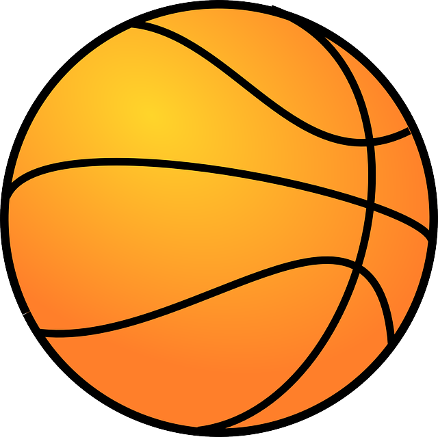 篮球 橙色的 圆形的 - 免费矢量图形