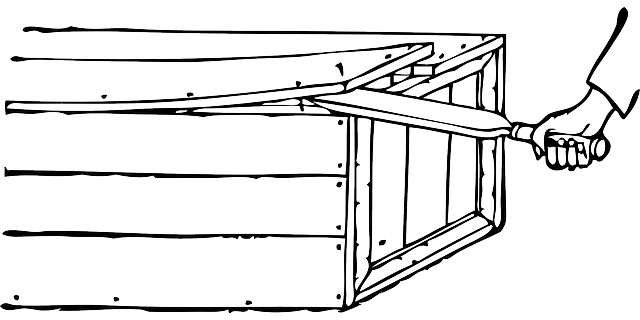 箱 木制的 撬 - 免费矢量图形