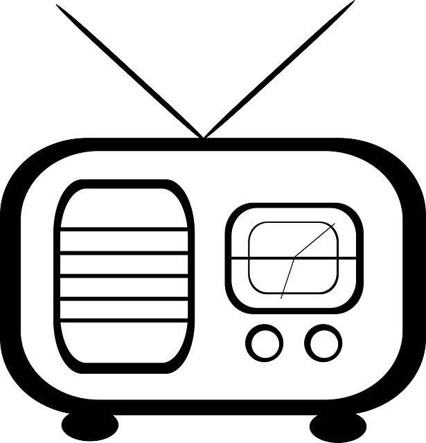 收音机 复古的 优质的 - 免费矢量图形