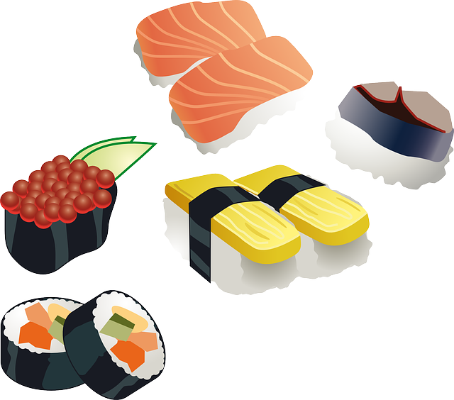 寿司 寿司卷 日本人 - 免费矢量图形