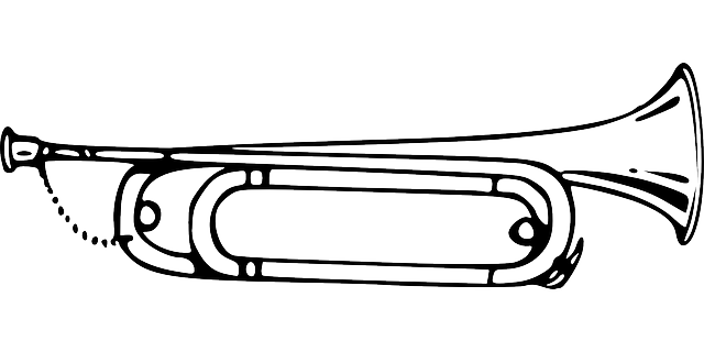 号角 喇叭 乐器 - 免费矢量图形
