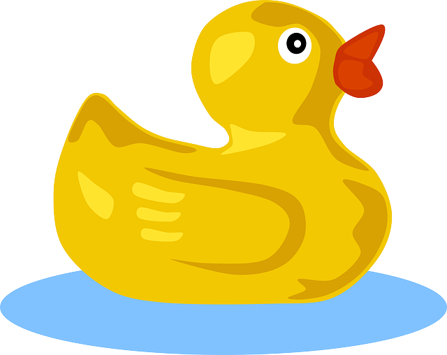 橡皮鸭 玩具 浴 - 免费矢量图形