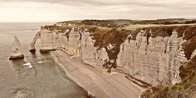 Etretat 海 法国 - 上的免费照片