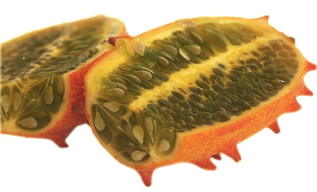 Kiwano 纸浆 角黄瓜 - 上的免费照片