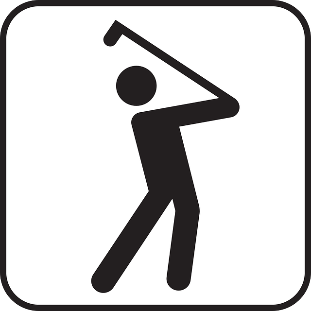高尔夫球 运动的 打高尔夫球 - 免费矢量图形