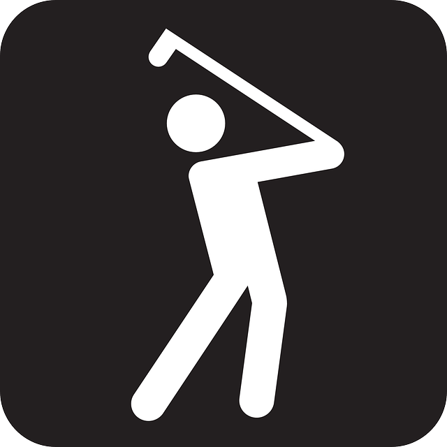 高尔夫球 运动的 打高尔夫球 - 免费矢量图形