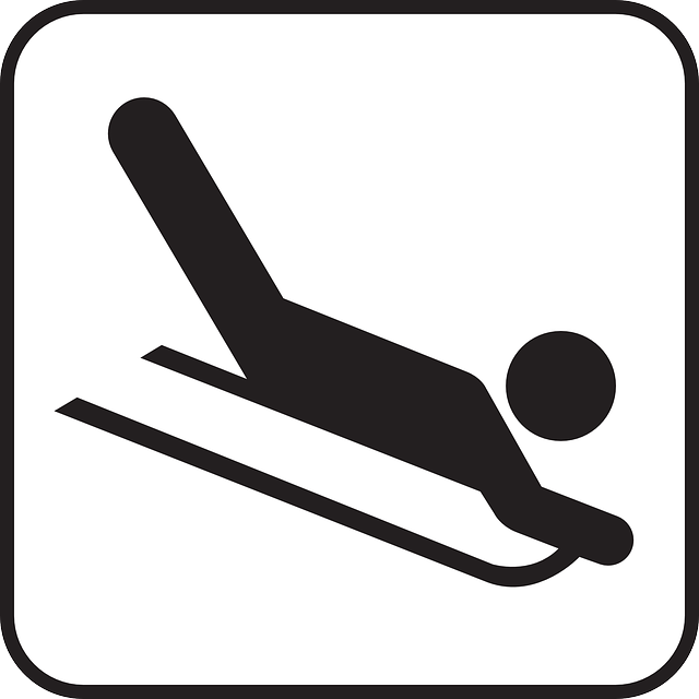 雪橇 打滑 雪橇运动 - 免费矢量图形