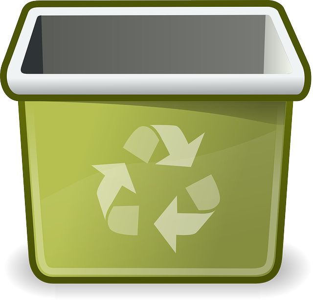 垃圾箱 回收 回收站 - 免费矢量图形