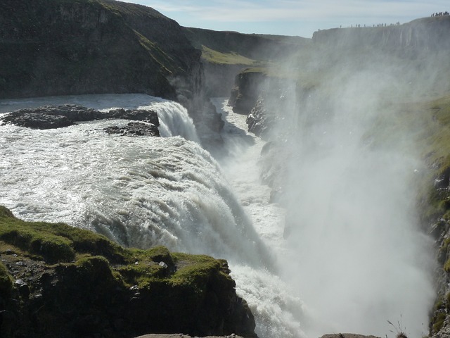 Gullfoss 瀑布 流动 - 上的免费照片