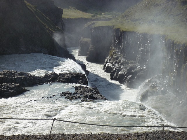 Gullfoss 瀑布 流动 - 上的免费照片