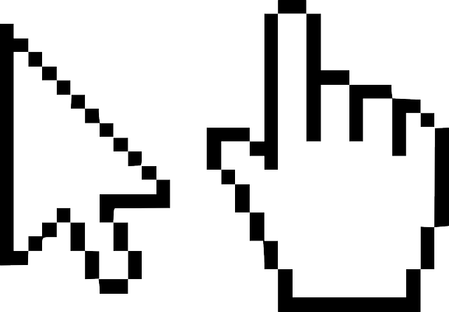 箭 光标 手 - 免费矢量图形