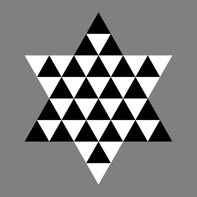 黑色的 卦 三角形 - 免费矢量图形
