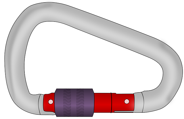 登山扣 锁定螺钉 攀登 - 免费矢量图形