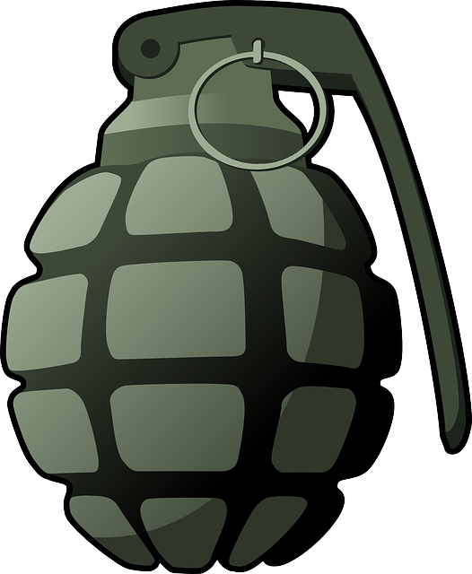 手榴弹 爆炸性的 军队 - 免费矢量图形