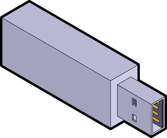 笔式驱动器 Usb Flash 驱动程序 - 免费矢量图形