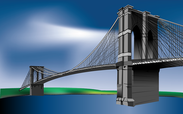 吊桥 布鲁克林大桥 桥 - 免费矢量图形