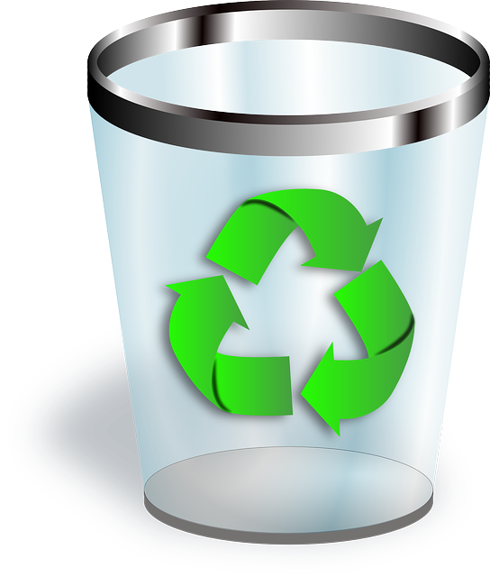 垃圾箱 回收站 垃圾桶 - 免费矢量图形