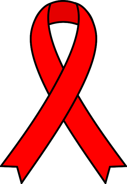 艾滋病 艾滋病病毒 意识 - 免费矢量图形