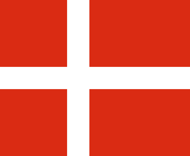 丹麦 丹麦语 旗帜 - 免费矢量图形