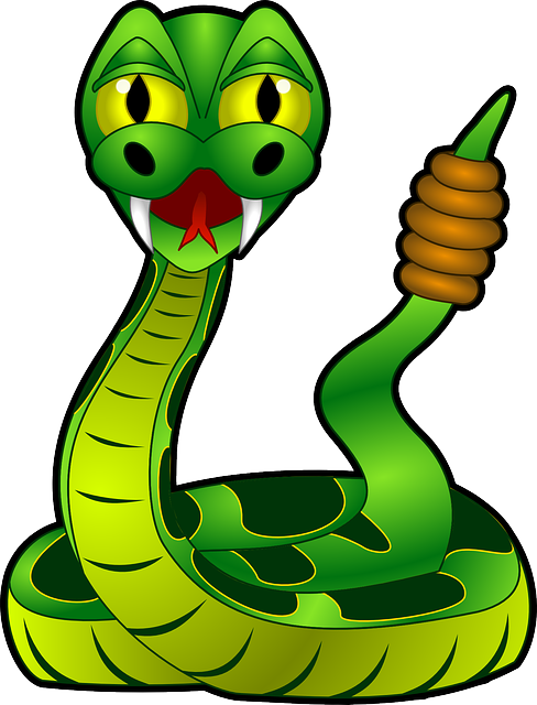 响尾蛇 蛇 动物 - 免费矢量图形