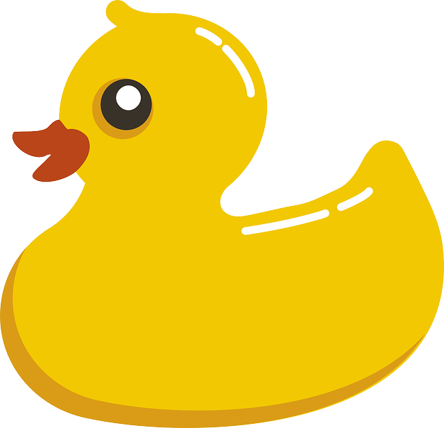 橡胶 鸭 吱吱作响 - 免费矢量图形