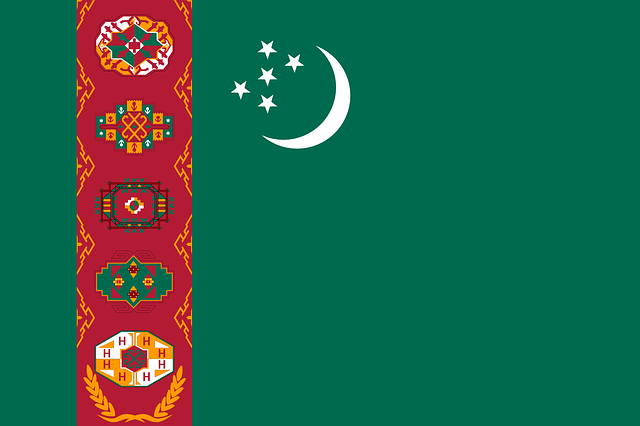 土库曼斯坦 旗帜 国旗 - 免费矢量图形