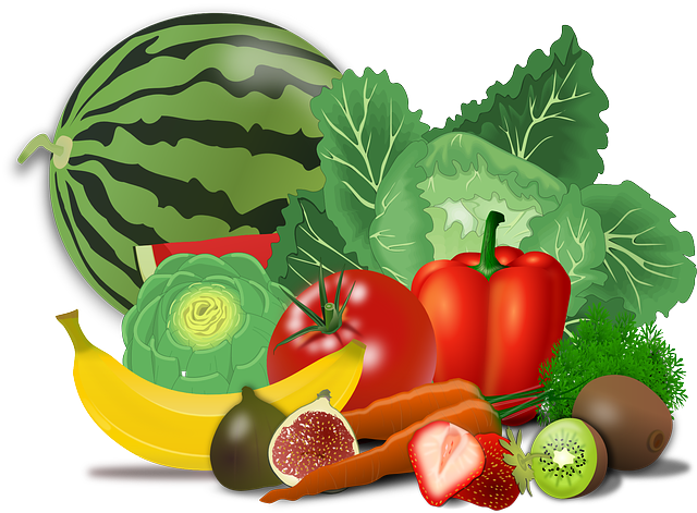 蔬菜 水果 食物 - 免费矢量图形