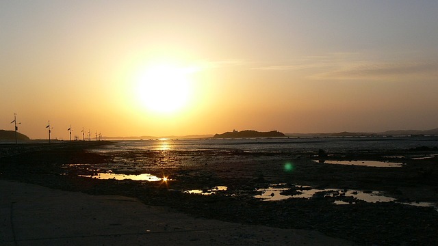 日落 太阳 海洋 - 上的免费照片