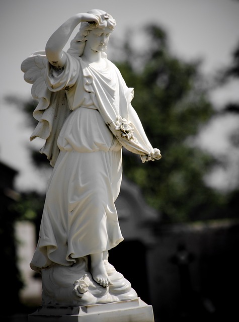 雕像 天使 女子 - 上的免费照片
