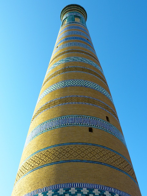 希瓦 Chodja 伊斯兰教尖塔 高的 - 上的免费照片