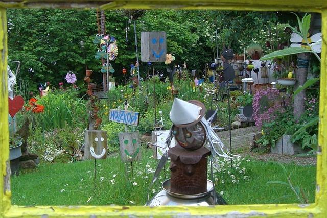 园景 花园窗 雕塑 - 上的免费照片
