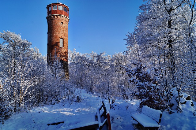 冬天 雪 瞭望塔 - 上的免费照片