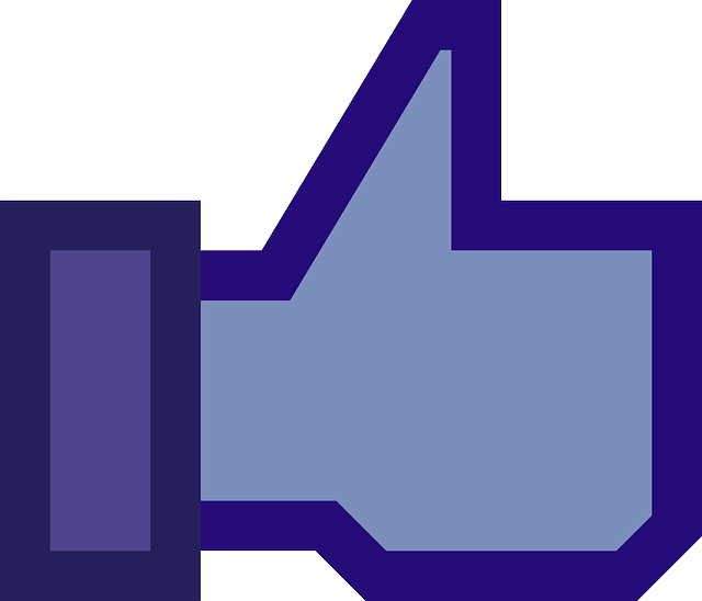 Facebook 蓝色的 按钮 - 免费矢量图形