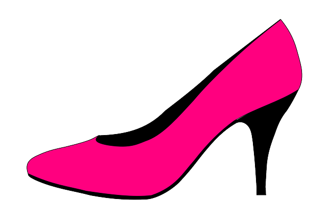 高跟鞋 短剑 粉色的 - 免费矢量图形
