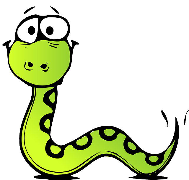蛇 绿色 爬虫 - 免费矢量图形