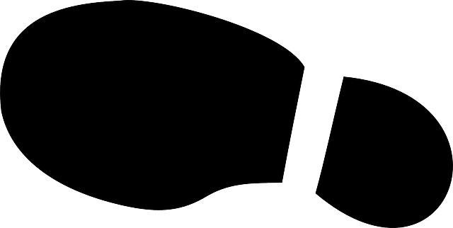 脚印 追踪 鞋子 - 免费矢量图形
