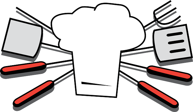 烧烤 工具 厨师帽 - 免费矢量图形